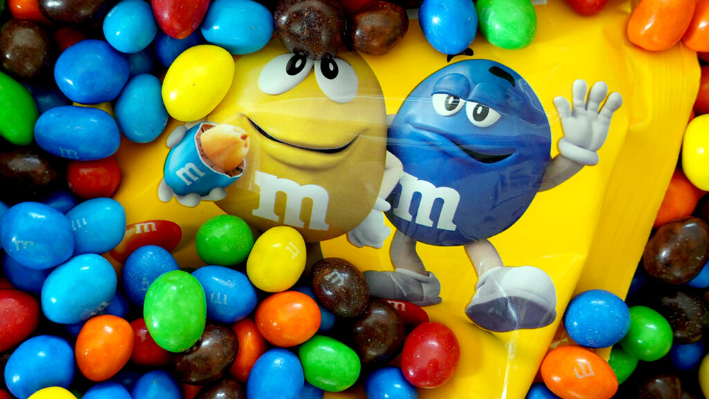 M m bag candy